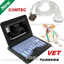 VET Ultrasound Scanner Portable laptop Machine Digital 3.5 Convex Probe Animals