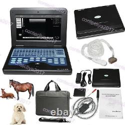 VET Veterinary Portable Laptop B-ultra Sound Scanner Machine+2 Probes, USA Fedex