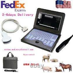 VET Veterinary Ultrasound Scanner For Equine/cows/sheep use 2 probes CONTEC new