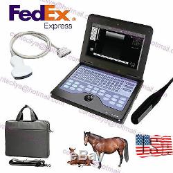 VET Veterinary portable Ultrasound Scanner Machine For cowithhorse, rectal+Convex