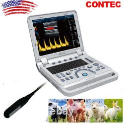 VET color Doppler 15 veterinary ultrasound scanner for animal, 7.5M rectal probe