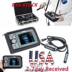 Vet Digital Handheld Ultrasound Scanner Machine Animal Rectal Probe Veterinary