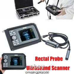 Vet Digital Handheld Ultrasound Scanner Machine Animal Rectal Probe Veterinary