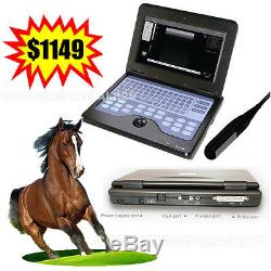 Veterinary Bovine&equine Laptop Digital Ultrasound Scanner Machine 7.5Mhz Rectal
