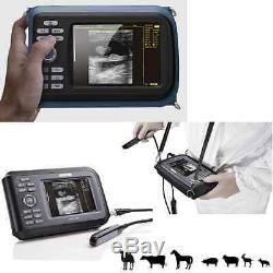 Veterinary Digital Handheld Ultrasound Scanner Animal Rectal Probe with Belt New