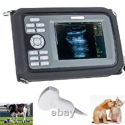 Veterinary Handheld Digital Ultrasonic Scanner Convex Probe Animal Diagnosis FDA