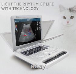 Veterinary Pet Bovine&equine Color Doppler Ultrasound Scanner VET 7.5mhz probe