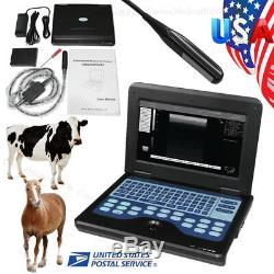 Veterinary Portable Ultrasound Scanner VET Diagnostic System Machine Horse/Cow