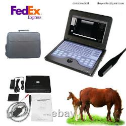 Veterinary Ultrasound Scanner Laptop VET Machine + 7.5 Rectal Probe, Animal use