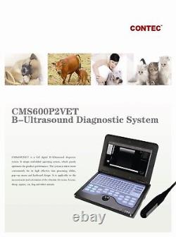 Veterinary Ultrasound Scanner Machine Animal B-Ultrasound Rectal Probe Horse Cow