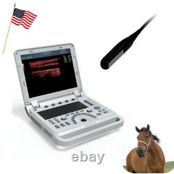 Veterinary Ultrasound Scanner Portable PW PulseWave Doppler Machine Rectal Probe