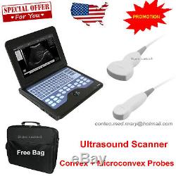 Veterinary VET Ultrasound Scanner Laptop Machine, Convex, Micro-convex 2 probes