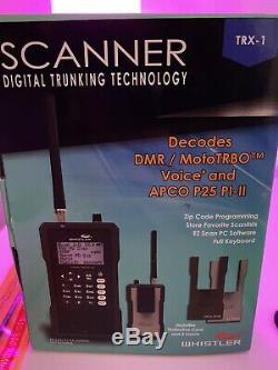 Whistler TRX-1 Digital Handheld Scanner Radio With Upgraded (Diamond) Antenna