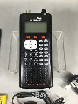 Whistler WS1040 Digital Handheld Scanner Black EUC Tested Works