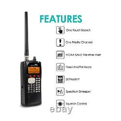 Whistler WS1040 Handheld Digital Scanner Radio Black