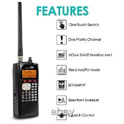 Whistler WS1040 Handheld Digital Scanner Radio Black