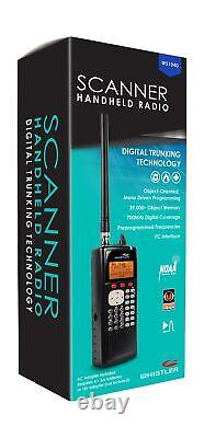 Whistler WS1040 Handheld Digital Scanner Radio Black