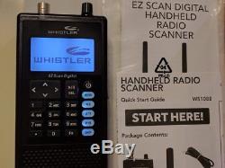 Whistler WS1088 Handheld EZ Scan Digital Scanner APCO 25 Phase 1 & 2