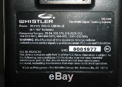 Whistler Ws1088 Digital Handheld Ez Scan Police Scanner Wonderful Condition
