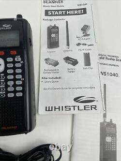 Whistler ws1040 digital handheld scanner Great Condition