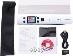 WiFi Portable Handheld Color Photo Scanner for A4 Documents, Business Card, Boo