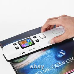 WiFi Portable Handheld Color Photo Scanner for A4 Documents, Business Card, Boo