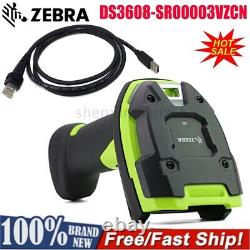Zebra DS3608-SR00003VZCN 1D 2D QR Code Handheld Digital USB Barcode Scanner Kit