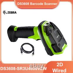 Zebra DS3608-SR3U4600VZW Rugged 2D Handheld Digital Barcode Scanner with USB Cable