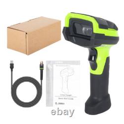 Zebra LI3608-SR00003VZWW Rugged Handheld Digital 1D Barcode Scanner with USB Cable