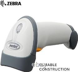 Zebra LS2208 Digital Handheld Barcode Scanner with Stand and USB Cable